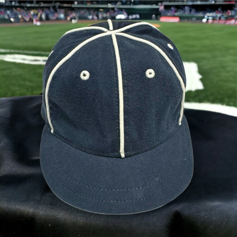 Sand Cassel Kids Boys Hat Size M/L Navy Blue Baseball Stretchy Styleโ Goorin Bro